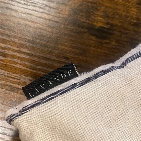 Brand new Striped Cream and Black lavender neck wrap/pillow - Picture 2 of 3